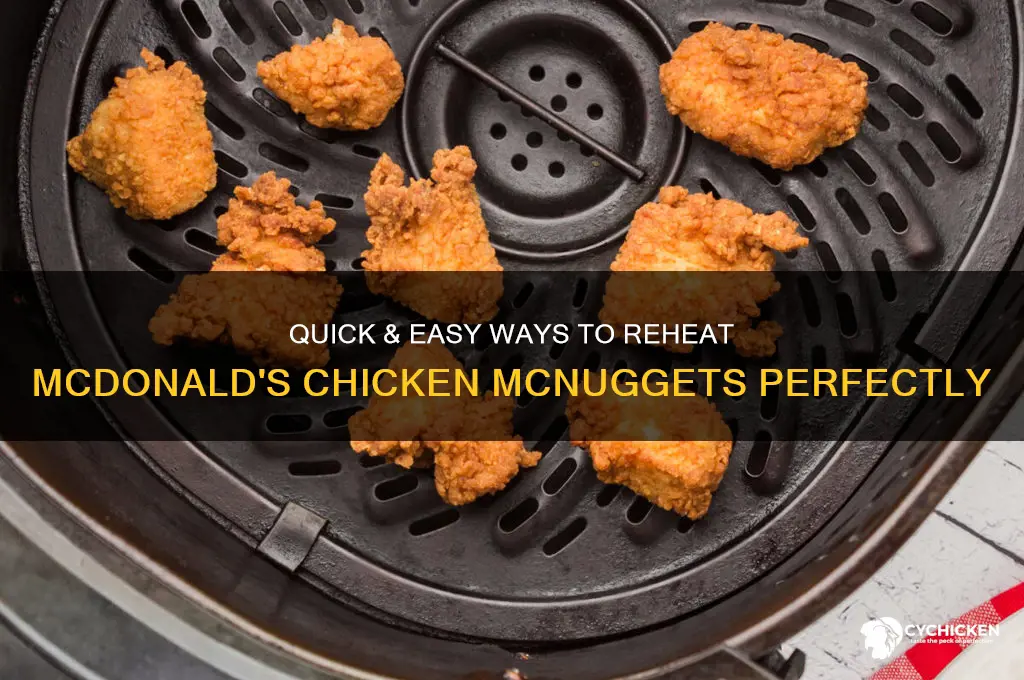how to heat up mcdonalds chicken mcnuggets