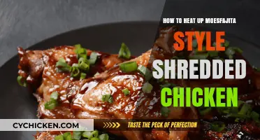 Quick & Easy: Heating Moe's Fajita Style Shredded Chicken Perfectly