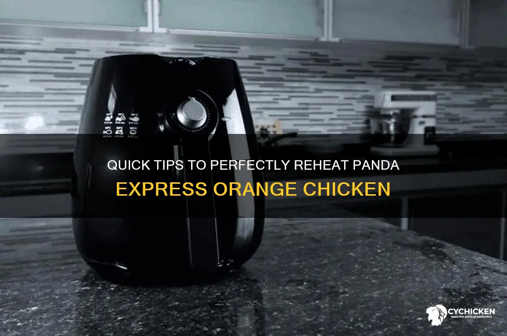 how to heat up panda express orange chicken