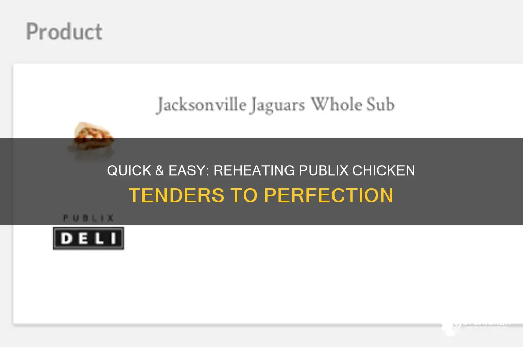 how to heat up publix chicken tenders