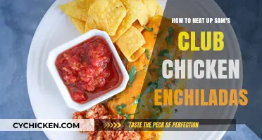 Quickly Heat Up Sam's Club Chicken Enchiladas