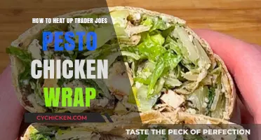 Quickly Warming Trader Joe's Pesto Chicken Wrap: A Guide