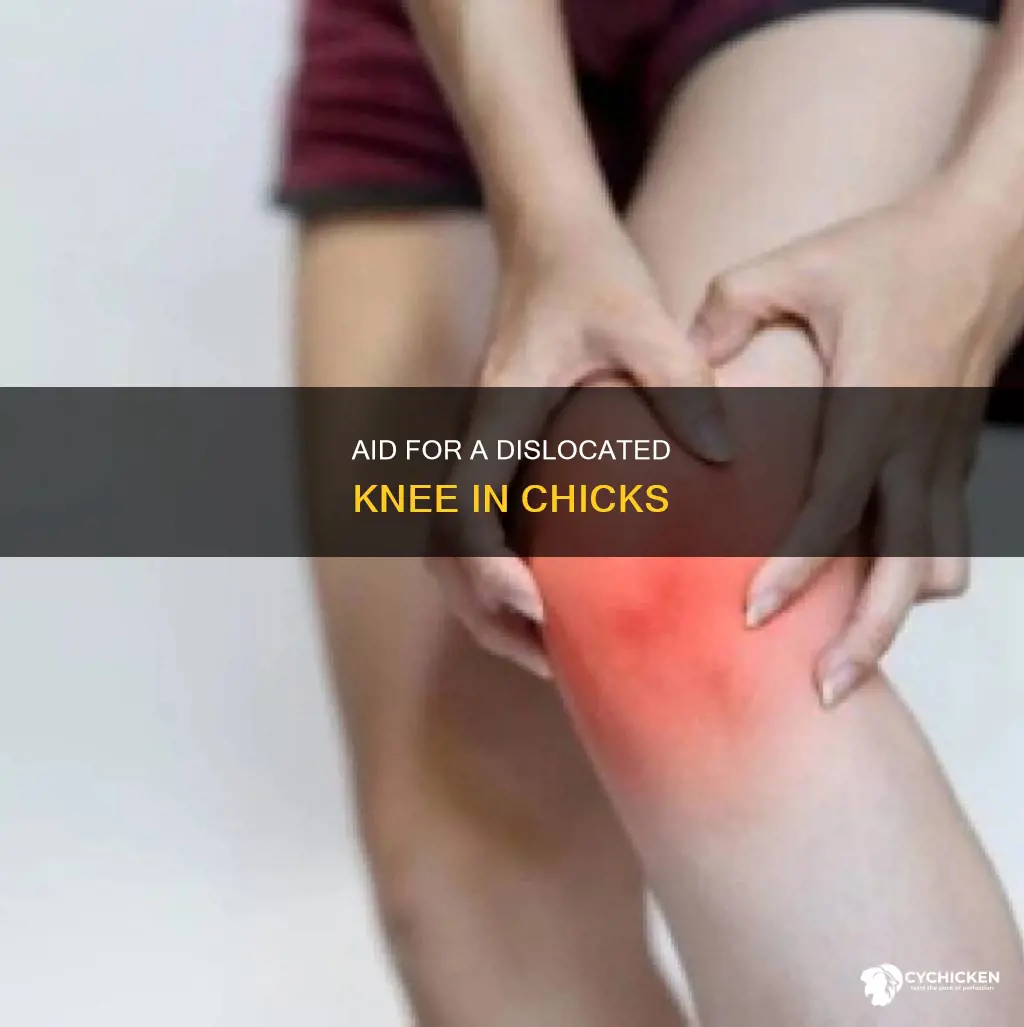 how to help a chick with a dislocated knee