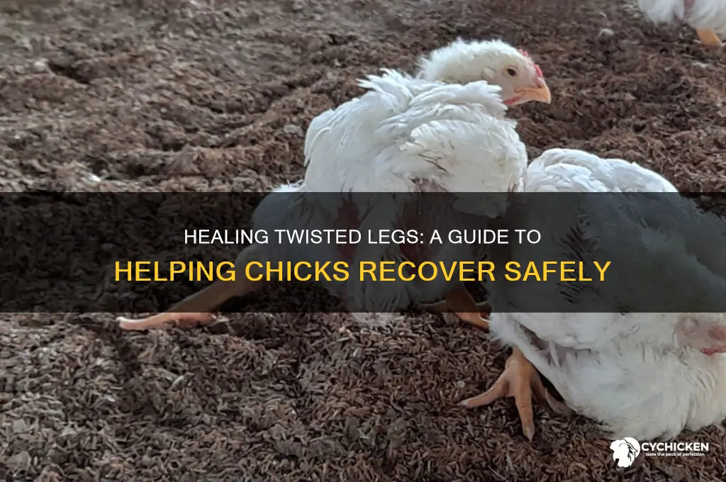 how to help a chick with twisted leg
