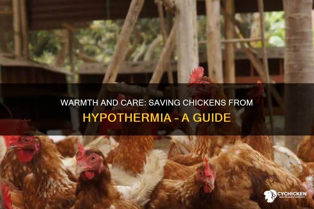 how to help a chicken with hypothermia