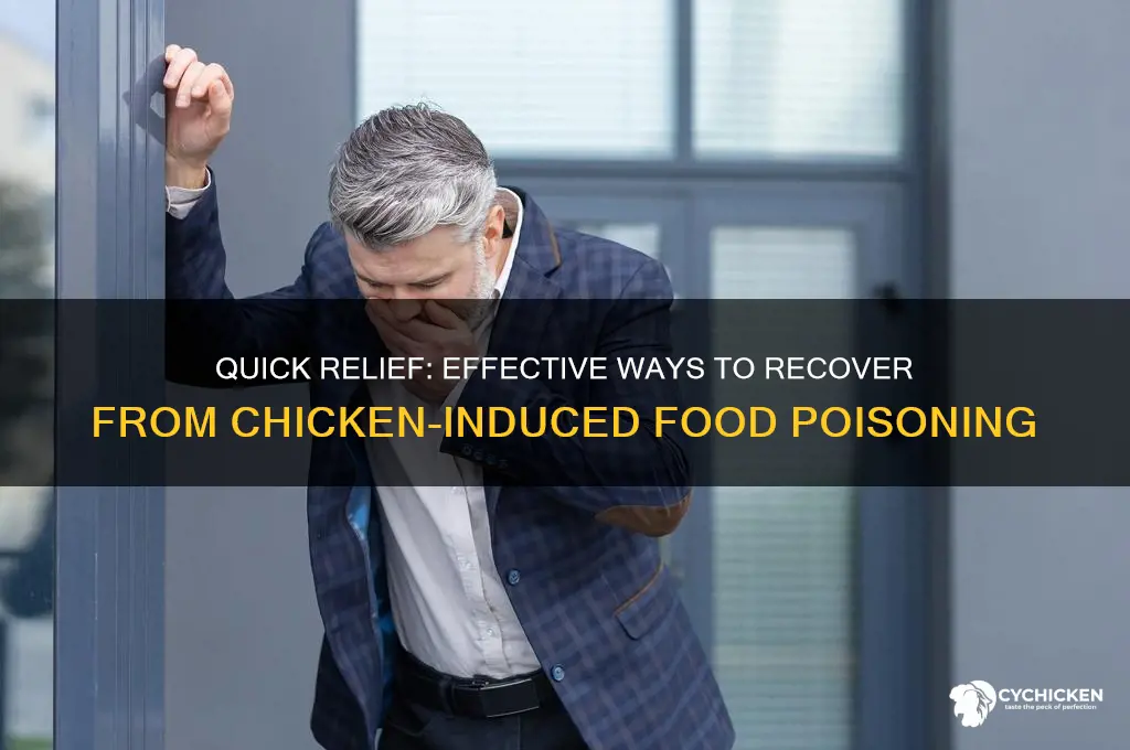 how to help food poisoning from chicken