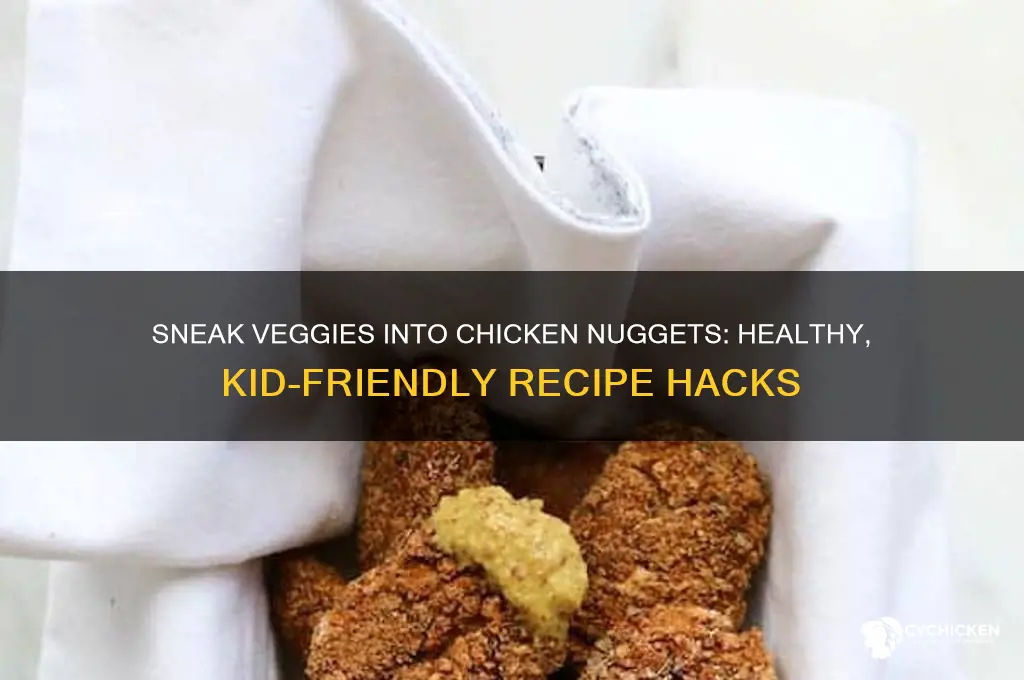 how to hide veggies in chicken nuggets