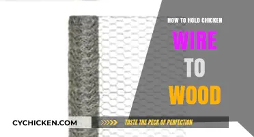 Secure Chicken Wire to Wood: Easy DIY Attachment Methods