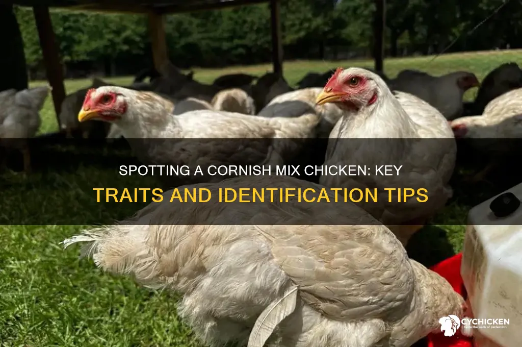 how to identify a cornish mix chicken