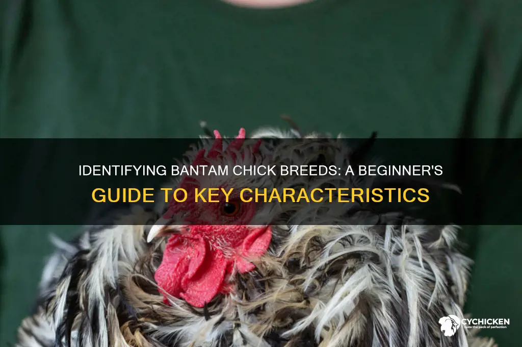 how to identify breeds of bantam chicks