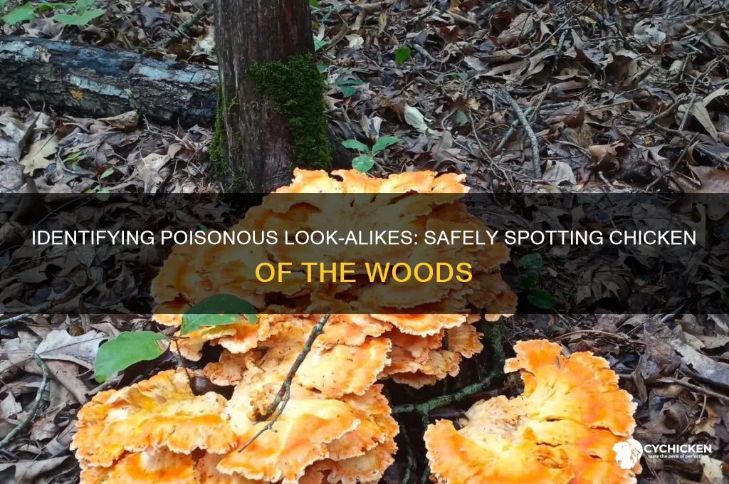 how to identify chicken of the woods poisonous