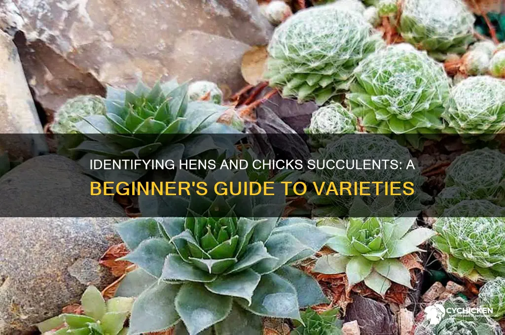 how to identify hens and chicks succulents