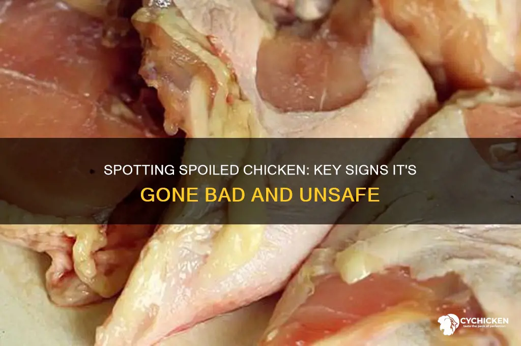 how to identify if chicken is rotten