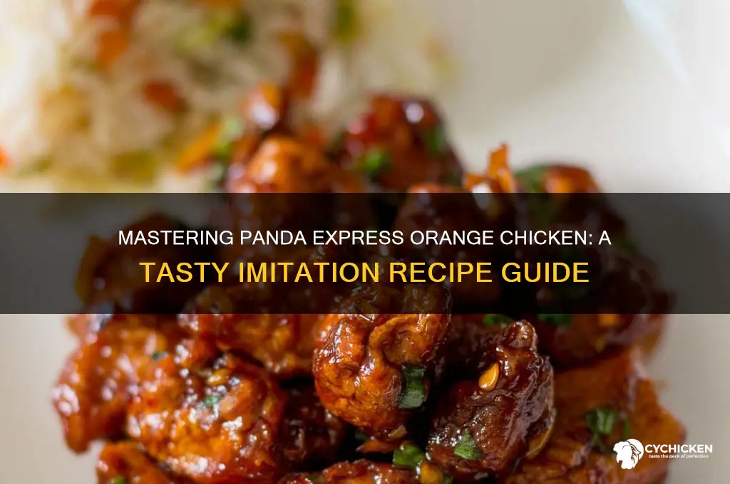 how to imitation panda express orange chicken