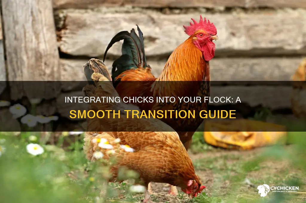 how to incorporate chicks into a flock