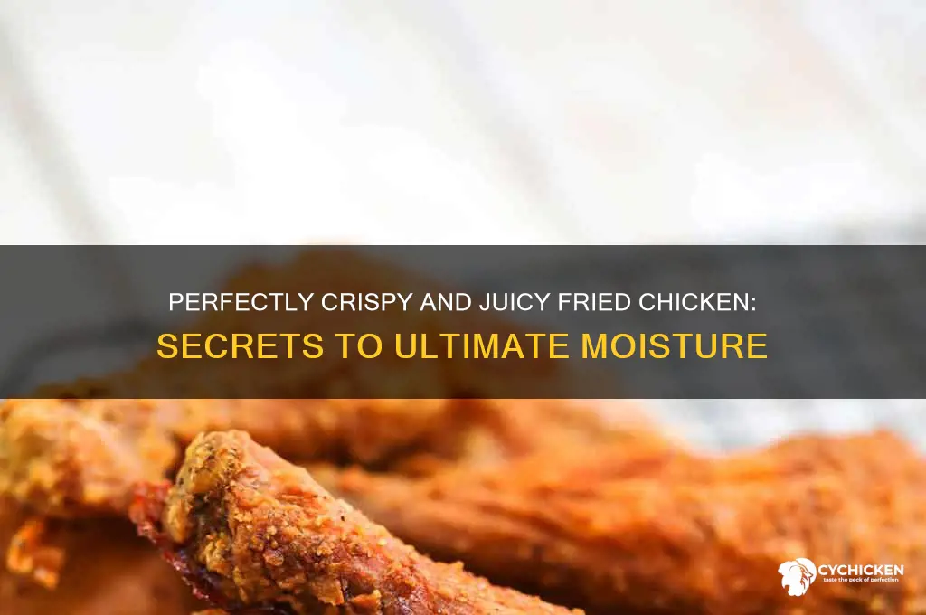 how to increase juiciness of fired chicken
