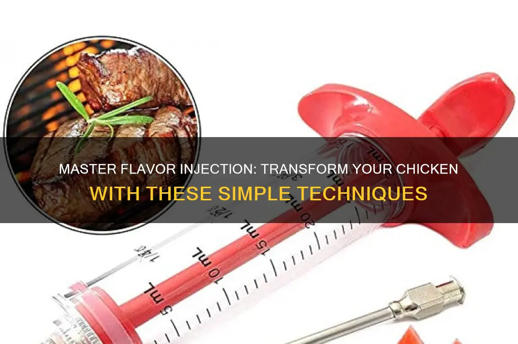 how to inject a chicken with flavor