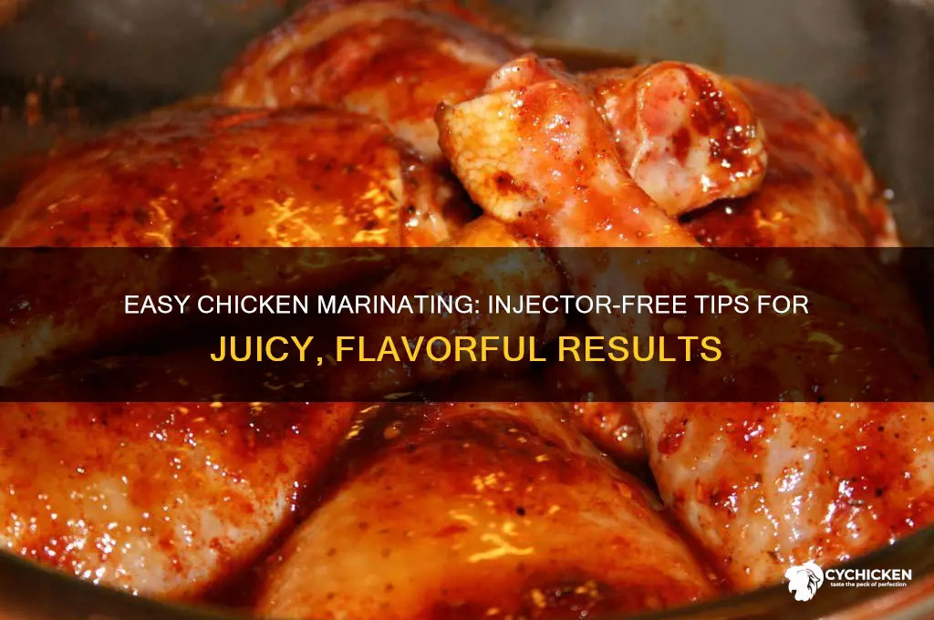 how to inject a chicken without an injector