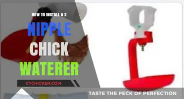 Easy Steps to Install a Dual Nipple Chick Waterer