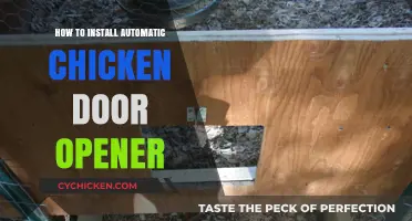 Effortless Chicken Care: Installing an Automatic Coop Door Opener
