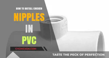 Easy DIY Guide: Installing Chicken Nipples in PVC Pipes