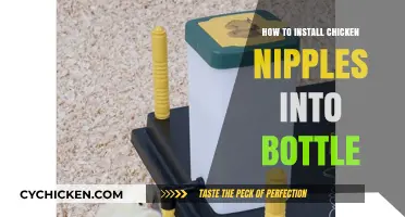Easy DIY Guide: Installing Chicken Nipples in Bottles for Coops