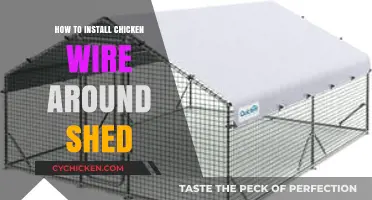 Secure Your Shed: Step-by-Step Guide to Installing Chicken Wire