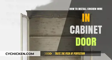 Easy DIY Guide: Installing Chicken Wire in Cabinet Doors
