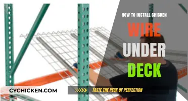 Secure Your Deck: Easy Steps to Install Chicken Wire Underneath