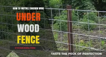 Secure Your Yard: Installing Chicken Wire Under Wood Fences Easily
