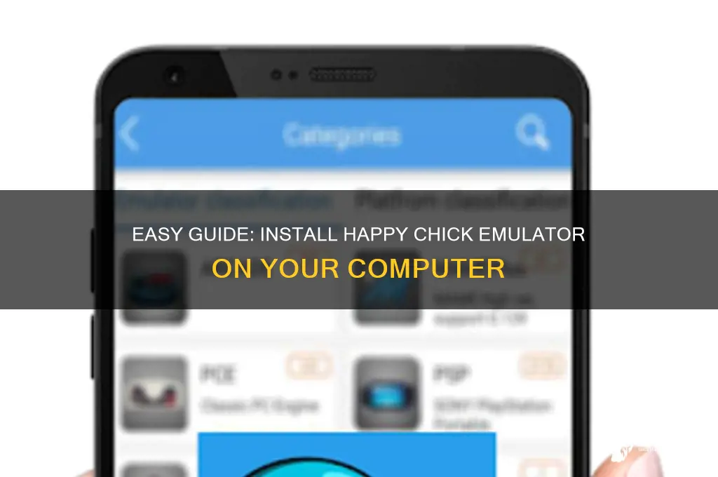 how to install happy chick on the computer