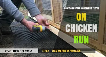 Secure Your Chicken Run: Easy Hardware Cloth Installation Guide