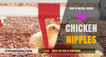 Easy DIY Guide: Installing Screw-In Chicken Nipples for Waterers