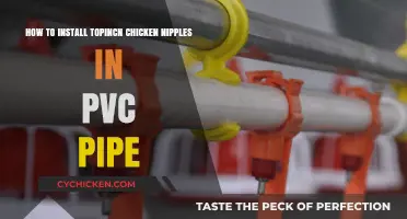 Guide to Installing Chicken Nipples in PVC Pipes
