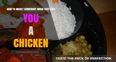 Insults to Fling Back When Called a Chicken
