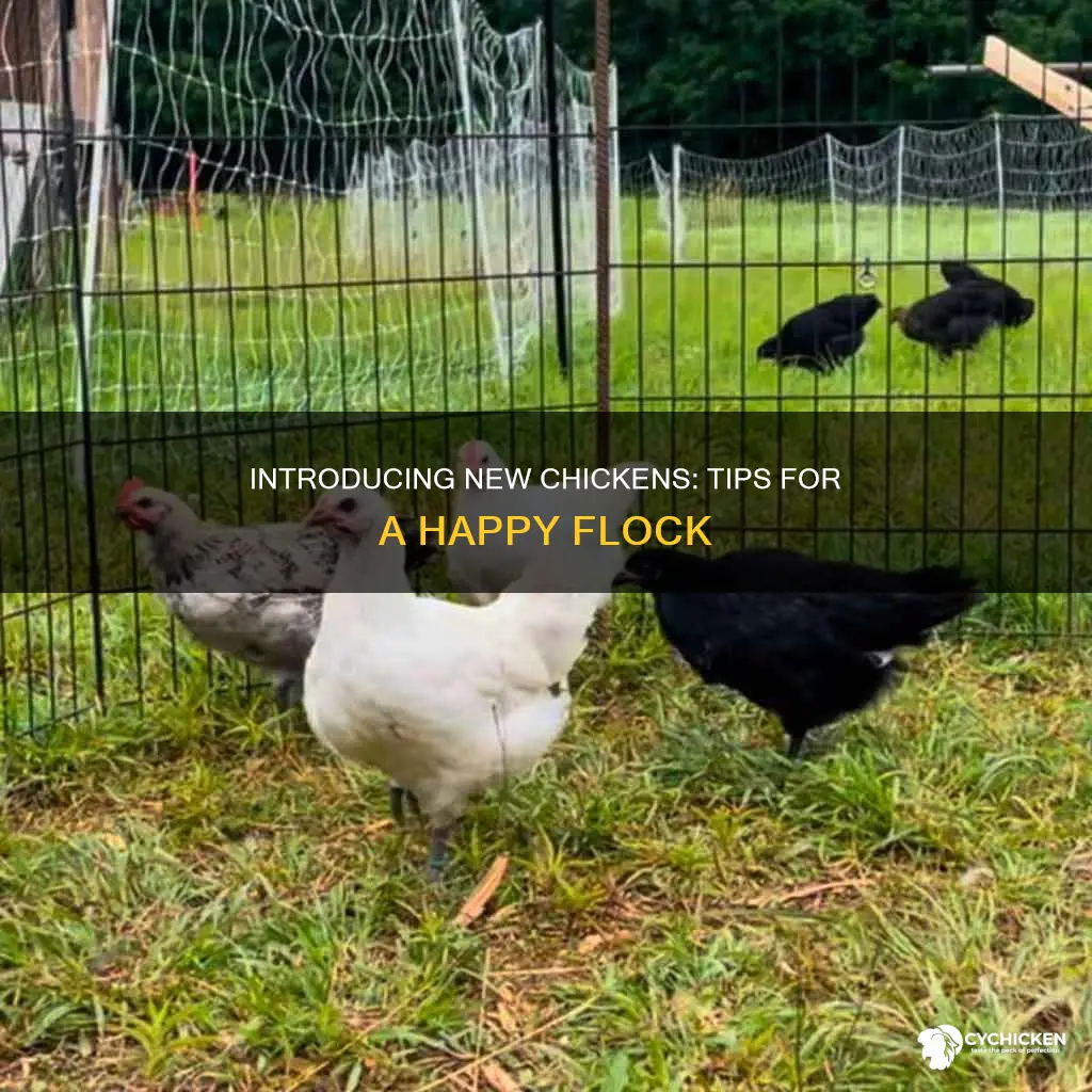 how to integrate a new chicken into a flock