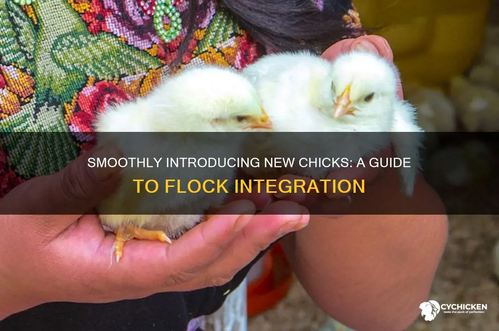 how to integrate new chicks to a flock