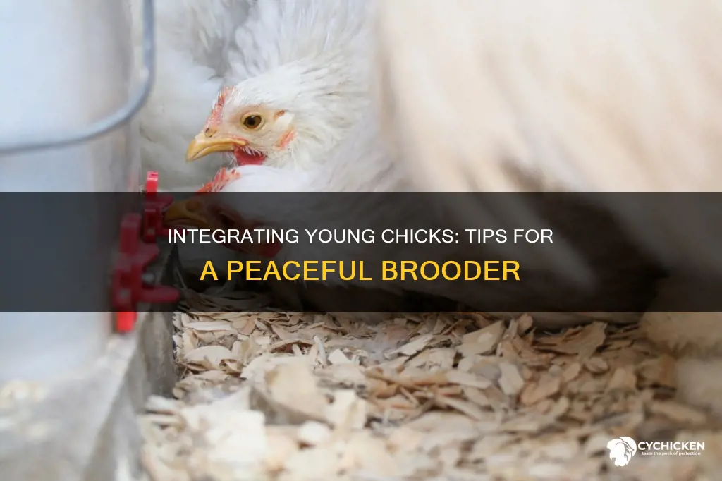 how to integrate new young chicks with exhisting brood