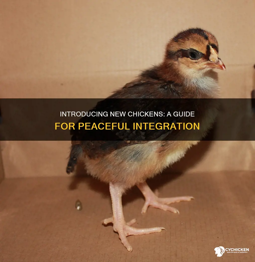 how to introduce a new chicken to an old chicken