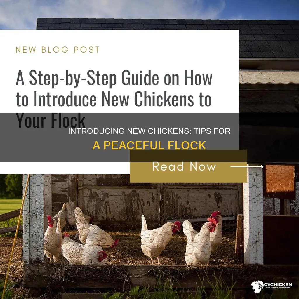 how to introduce a new chicken to the flock