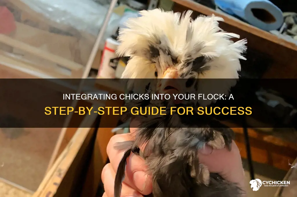 how to introduce chicks into an existing flock