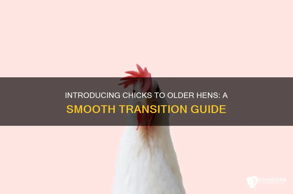 how to introduce chicks to older chickens
