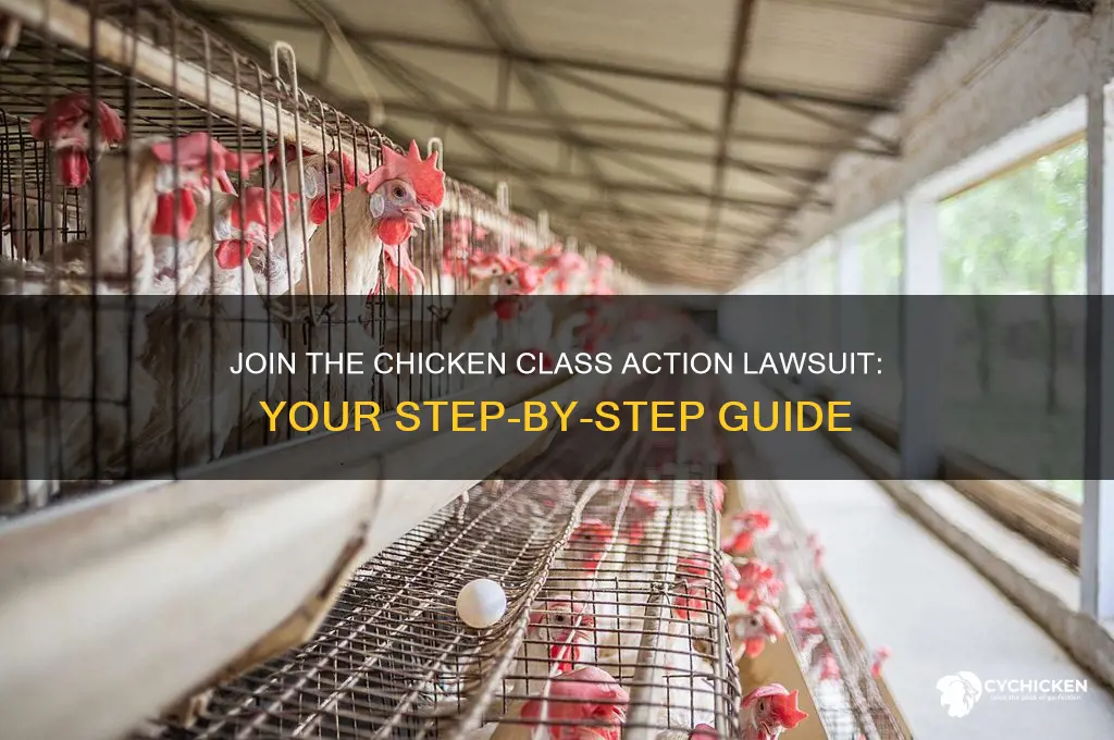 how to join chicken class action lawsuit