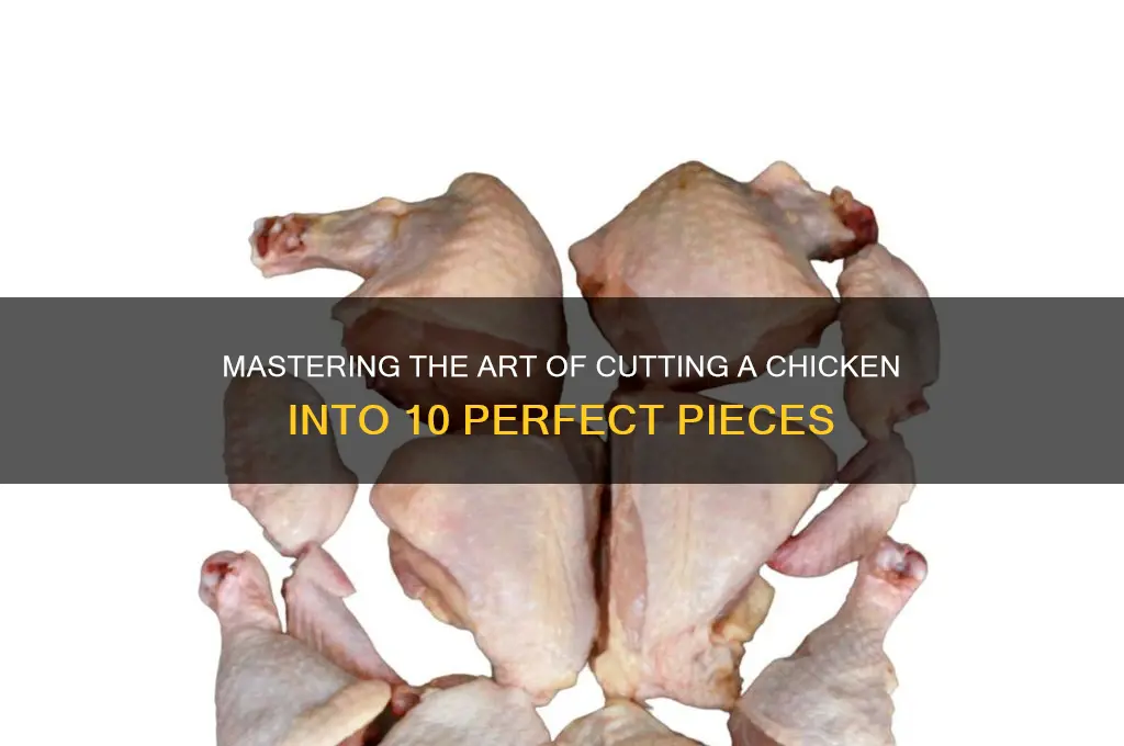 how to joint a chicken in 10 pieces