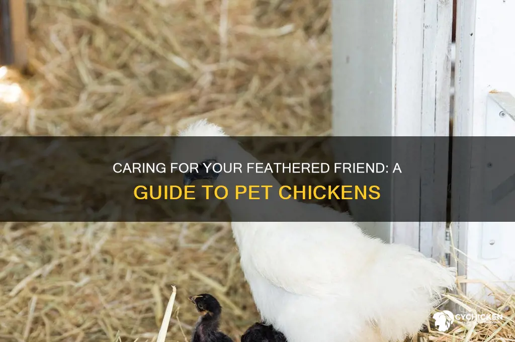 how to keep a chicken as a pet