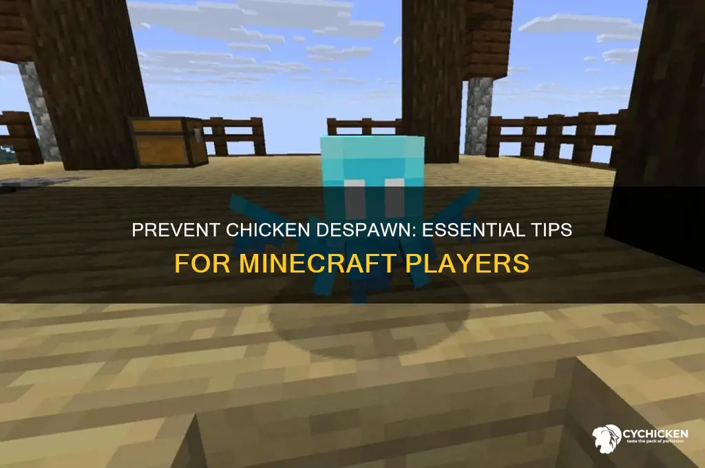how to keep a chicken from despawning