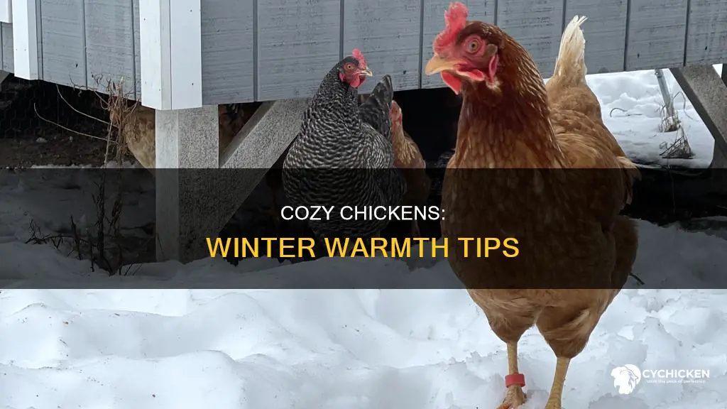 how to keep a chicken warm in the winter