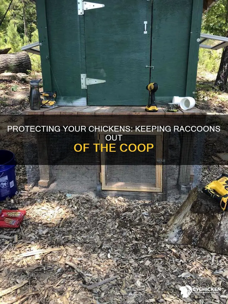 how to keep a coon from the chicken house