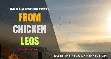 Keep Chicken Legs Juicy: Prevent Blood Drain