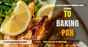 Prevent Breaded Chicken Sticking to Your Baking Pan